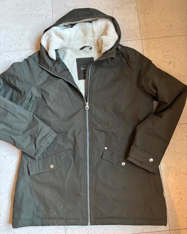 Winterjas Regatta, Kleding | Dames, Jassen | Winter, Gedragen, Maat 42/44 (L), Groen, Ophalen of Verzenden