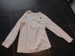 Witte T-shirt lange mouwen - Lyle & Scott - maat 15/16 jaar, Ophalen, Lyle & Scott, Zo goed als nieuw, Shirt of Longsleeve