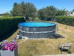 Intex Ultra XTR rond 5.49x1,32 + warmtepomp 14kw Sun Spring, Gebruikt, Rond, 300 cm of meer, Ophalen