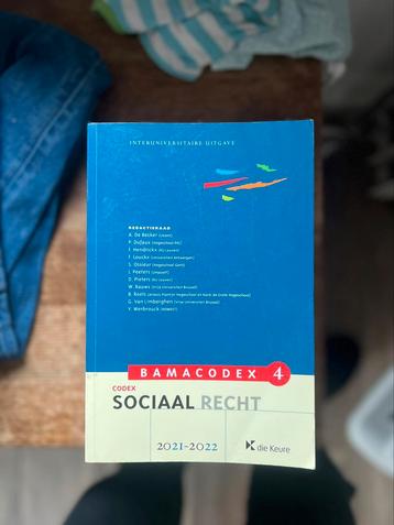BAMACODEX sociaal recht beschikbaar voor biedingen