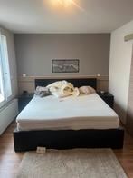 Ikea 2 persoonsbed met lades, Huis en Inrichting, Slaapkamer | Boxsprings, Ophalen, Zo goed als nieuw