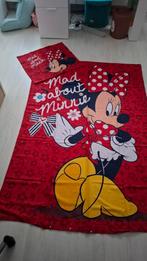 Minnie Mouse dekbedovertrek 1 persoon met drukknopen, Ophalen of Verzenden, Zo goed als nieuw, Dekbedovertrek