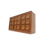 Brutalist vintage dressoir Bartels jaren '60 '70 design, Huis en Inrichting, Verzenden