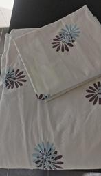 Housse de couette x 2 taies d'oreiller 180x220, Maison & Meubles, Housse de couette, Enlèvement, Utilisé, Blanc
