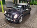 MINI COOPER 1.6L BENZINE. 1950 EURO, Auto's, Mini, 4 zetels, Leder en Stof, Zwart, Bedrijf