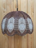 vintage macrame lamp met glazen bol 1960s, Ophalen of Verzenden, Zo goed als nieuw