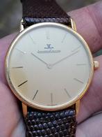 Jaeger lecoultre vintage watch 18k gold. Ultra thin. Quartz, Gebruikt, Horloges, Ophalen of Verzenden