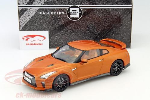 Nissan GT-R 2017 1:18 Triple 9, Hobby en Vrije tijd, Modelauto's | 1:18, Nieuw, Auto, Overige merken, Ophalen of Verzenden