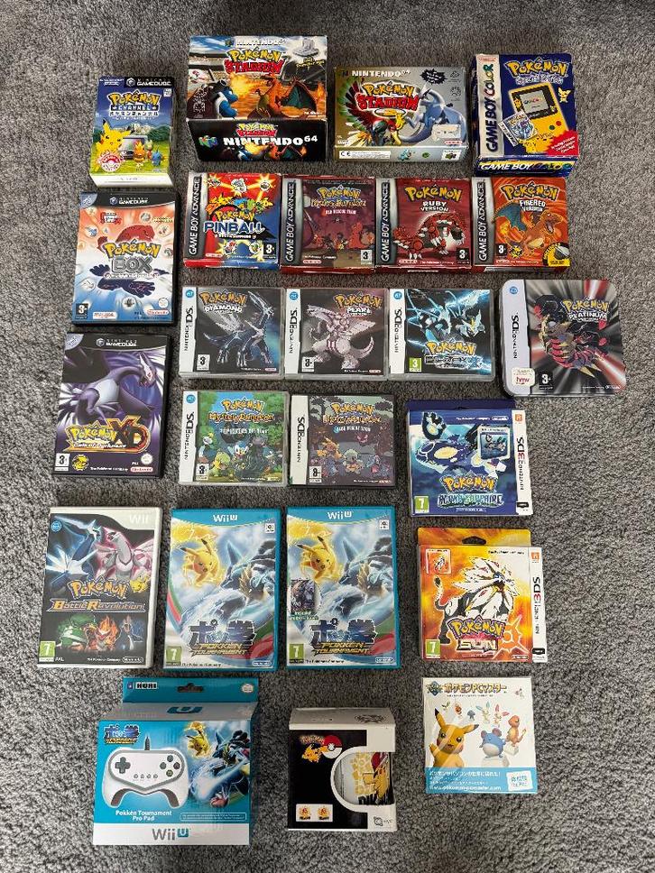 Pokemon Verzameling + Veel Gesealed, Games en Spelcomputers, Games | Nintendo Game Boy, Nieuw, Role Playing Game (Rpg), Vanaf 3 jaar