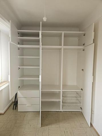 Armoire IKEA PLATSA — 180x221x57 cm, Autres matériaux, 150 à 200 cm, Comme neuf, Enlèvement
