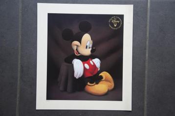 LITHOGRAPHIE de Mickey Mouse 25 cm par 28 cm