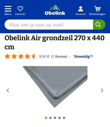 Air grondzeil beschikbaar voor biedingen