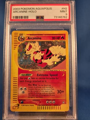 Arcanine H2/147 - Aquapolis (PSA 9) beschikbaar voor biedingen