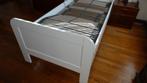 wit senior bed met elektrische lattenbodem( dubbele moter), Huis en Inrichting, Slaapkamer | Bedden, Ophalen, Verstelbaar, 90 cm