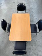 tafel met stoelen, Huis en Inrichting, Ophalen, Overige materialen, Gebruikt, 100 tot 150 cm