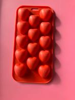 Cœurs de Saint-Valentin glaçons / moule en silicone/rouge, Enlèvement ou Envoi, Neuf