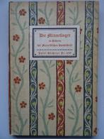 Hans Naumann Die Minnefingern in bildern der Maneffichen1920, Antiek en Kunst, Ophalen of Verzenden, Hans Naumann