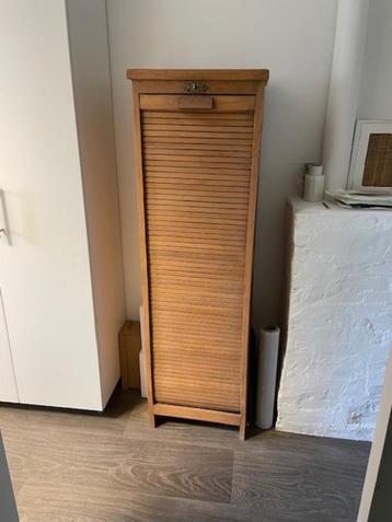 Armoire en bois Brocante avec volet, 25 à 50 cm, Avec serrure, Enlèvement, Utilisé