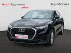 Audi Q3 Sportback 2J GARANTIE*AUTOMAAT*GPS*SENSOREN*TOPWAY.B, Auto's, Audi, Automaat, Zwart, Diesel, Navigatiesysteem