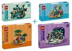 Lego Limited Edition Diorama - 40782 + 40783 + 40784 + 40785, Enlèvement ou Envoi, Neuf, Ensemble complet, Lego