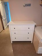 Hemnes ladekast Ikea wit 3 lades, Huis en Inrichting, Kasten | Ladekasten, Ophalen, Zo goed als nieuw
