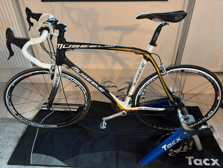 Museeuw MC6 vlascarbon koersfiets, Fietsen en Brommers, Fietsen | Racefietsen, Gebruikt, Ophalen