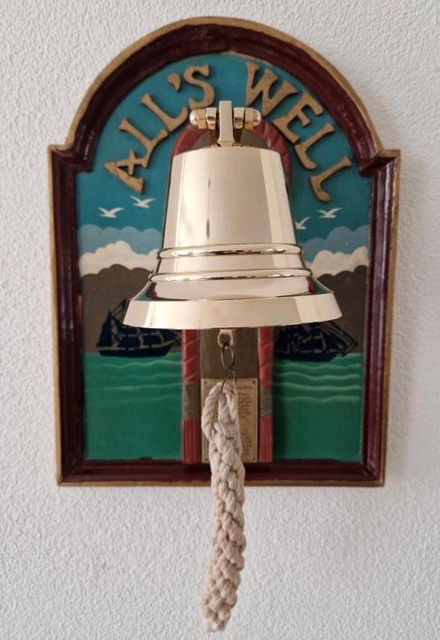 All's Well maritieme stuurman bel., Huis en Inrichting, Woonaccessoires | Wanddecoraties, Zo goed als nieuw, Ophalen of Verzenden