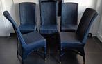Vincent Sheppard stoelen., Huis en Inrichting, Ophalen, Gebruikt, Blauw, Riet of Rotan