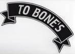 Biker banner patch To Bone's - 310 x 140 mm, Ophalen of Verzenden, Nieuw