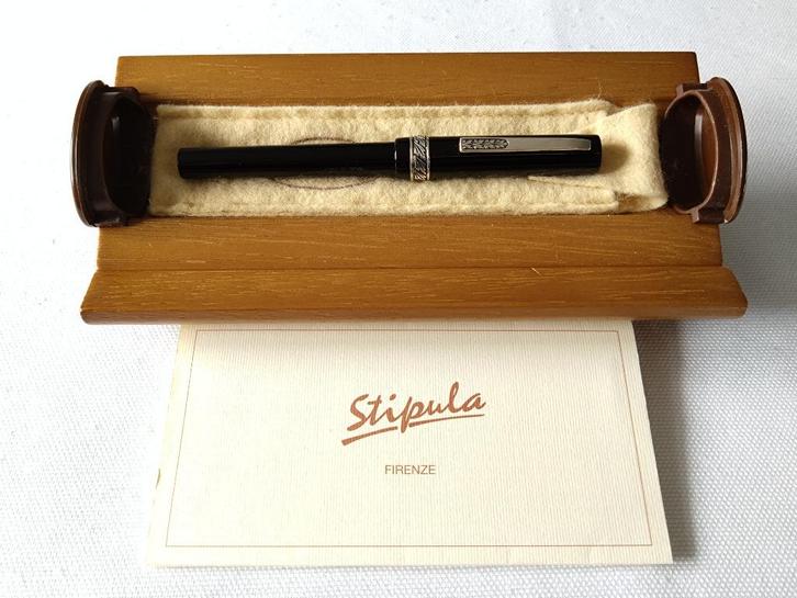 Stipula Florentia 18K/750 M-nib, Verzamelen, Pennenverzamelingen, Nieuw, Vulpen, Overige merken, Met doosje, Ophalen of Verzenden