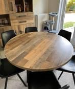 Tafel rond 1m30 diagonaal, Huis en Inrichting, Ophalen, 100 tot 150 cm, Rond, Zo goed als nieuw
