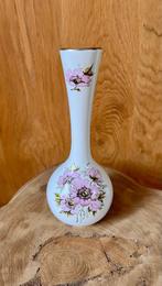 Vaasje porcelaine de bruxelles roze bloemen vintage retro, Ophalen of Verzenden