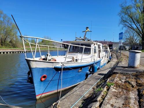 Historisch Vaartuig uit 1942 – Uniek Project, Watersport en Boten, Motorboten en Motorjachten, Gebruikt, Staal, 12 meter of meer