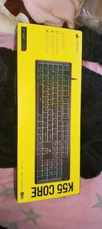 Corsair K55 core RGB, Informatique & Logiciels, Clavier gamer, CORSAIR, Comme neuf, Enlèvement