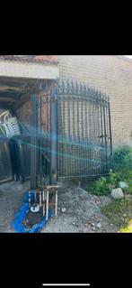 Gietijzeren poort – 390 cm breed x 217 cm hoog, Ophalen, Gebruikt, Staal, 200 cm of meer