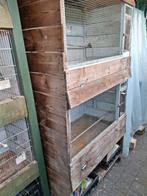 Vogelkooi voor buiten, Ophalen, Gebruikt, Hout, Vogelkooi