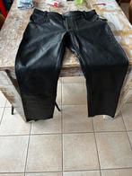 Lederen broek (dik leer) maat 37, Hommes, Pantalon | cuir, Neuf, avec ticket