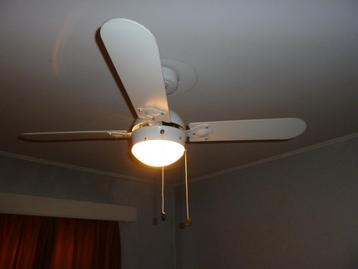 plafond ventilator, Enlèvement, Utilisé, Ventilateur de plafond