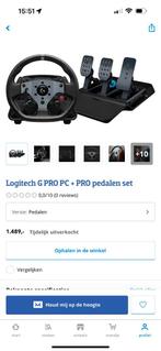 Logitech g pro en pro pedalen set, Computers en Software, Joysticks, Ophalen, Zo goed als nieuw