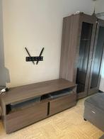 Vitrinekast, TV-meubel en moderne dressoir, Huis en Inrichting, Kasten | Dressoirs, Ophalen, Gebruikt, Eikenhout, 75 cm of meer