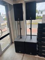 Yamaha speakersset 2 x topen 2 x subs actief, Audio, Tv en Foto, Luidsprekerboxen, Ophalen
