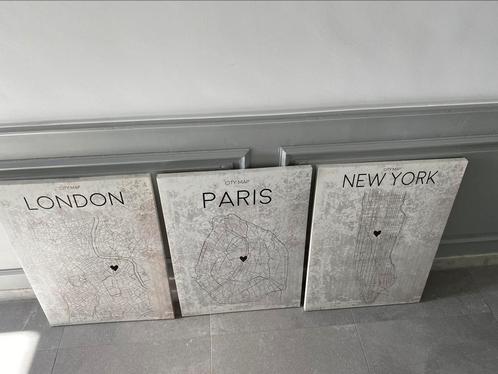 Canvas drieluik, Huis en Inrichting, Woonaccessoires | Schilderijen, Tekeningen en Foto's, Zo goed als nieuw, Ophalen