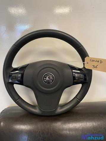 OPEL CORSA D zwart stuur met airbag stuurwiel