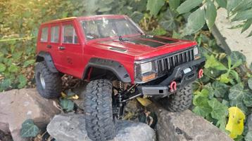 Trx4 Traxxas met Jeep Cherokee hardbody refurbished beschikbaar voor biedingen