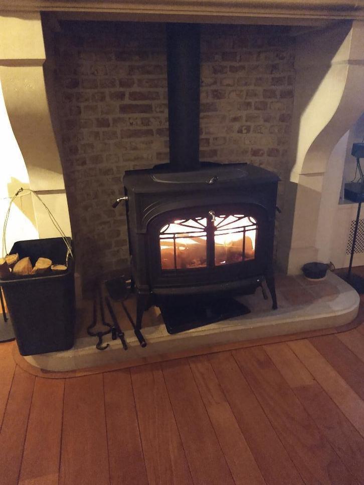Houtkachel Vermont Castings Encore, Huis en Inrichting, Kachels, Zo goed als nieuw, Vrijstaand, Houtkachel, Hout, Ophalen