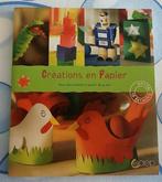 Livre "Créations en papier", Ophalen of Verzenden, Zo goed als nieuw, Scrapbooking en Knutselen, Geschikt voor kinderen