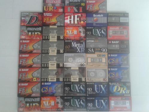 38 cassettes Maxell, Tdk et Sony NEUVES dans leur emballage, CD & DVD, Cassettes audio, Neuf, dans son emballage, Envoi