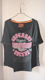 Superdry Grijze T-Shirt (S) Grote maat, Manches courtes, Gris, Enlèvement ou Envoi, Superdry