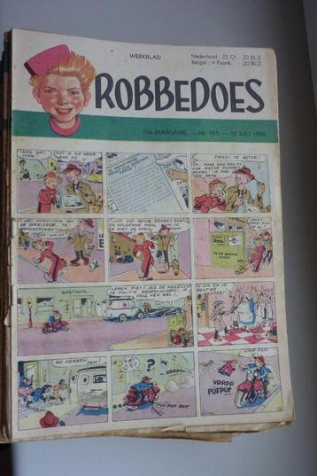 Lot van 60 weekbladen Robbedoes 1948-1953 beschikbaar voor biedingen