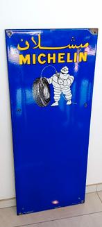 emaille reclamebord Michelin Arabisch, Verzamelen, Ophalen of Verzenden, Zo goed als nieuw, Reclamebord